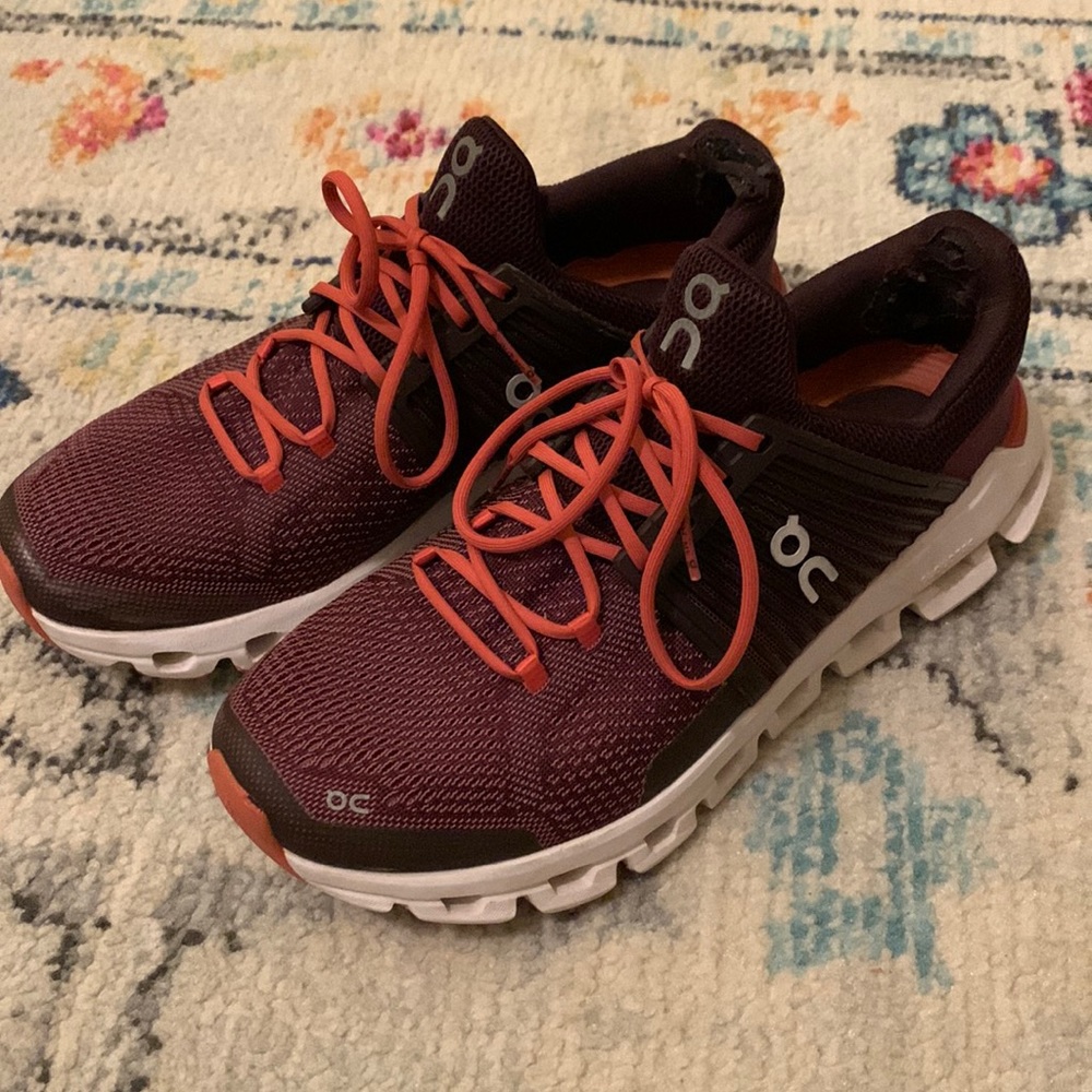 On cloud running shoes
